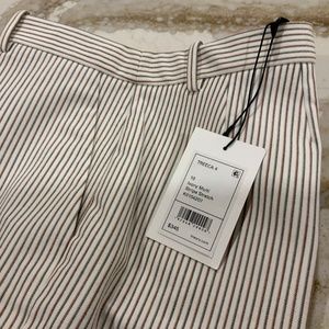 Theory Ivory multi stripe stretch